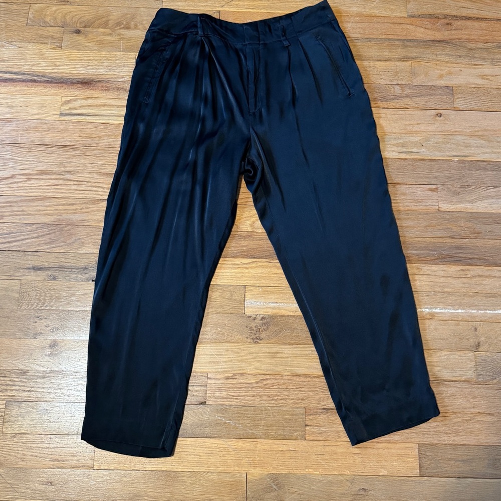 Gap Black Rayon Balloon Pant Size 12